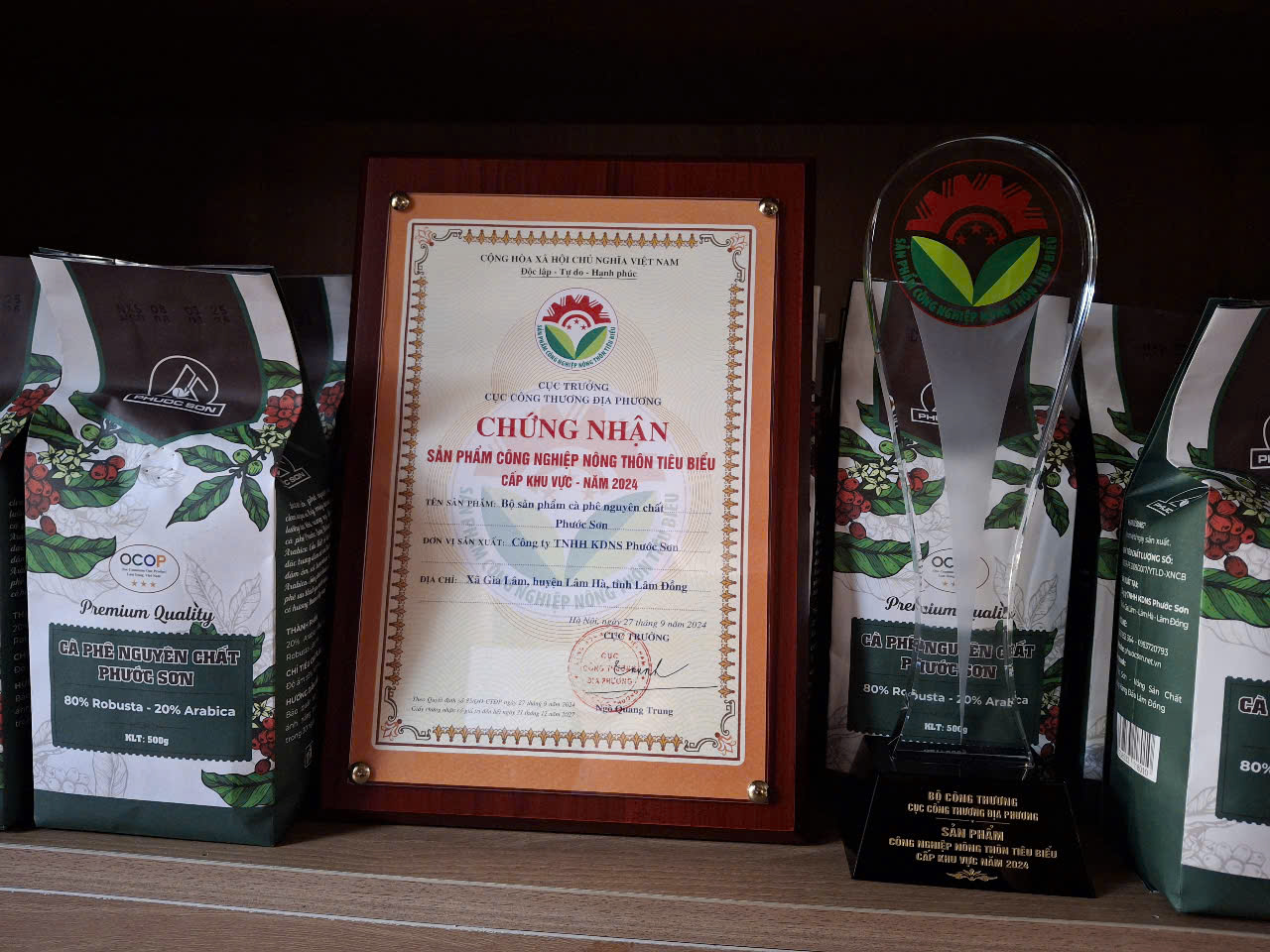 Phuoc Son – Honored at the 2024 Work Summary Conference of Lam Dong Department of Industry and Trade
