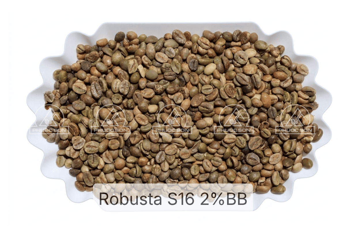 Robusta Coffee Grade 1 R16-2% Black & Broken
